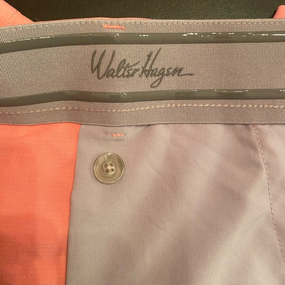 NWT Men's Walter Hagen 9" P11 Micro Lines Golf Shorts Brilliant Pink Size 38 - Picture 14 of 15